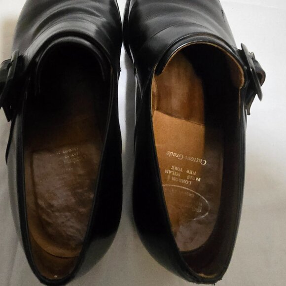 Church's Made in England WESTBURY Calf Leather Monk Strap - Black - Sz 11.5US - Picture 11 of 11